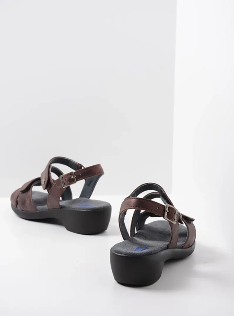 DAMES Wolky Sandalen<Fria - mokka nubuck