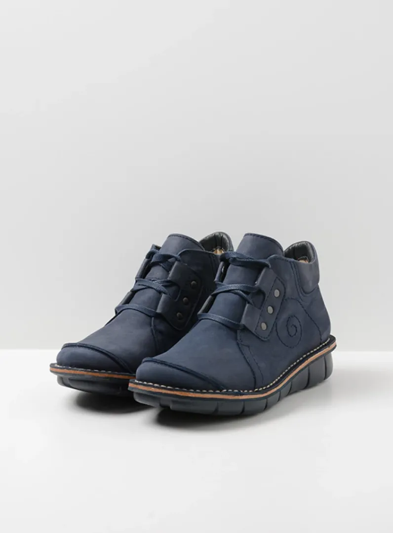 DAMES Wolky Herfst/Winter<Gallo - blauw nubuck
