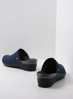 DAMES Wolky Slippers|Klompen<Go - denim nubuck