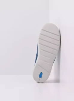 DAMES Wolky Slippers|Klompen<Holland DB - blauw effectleer