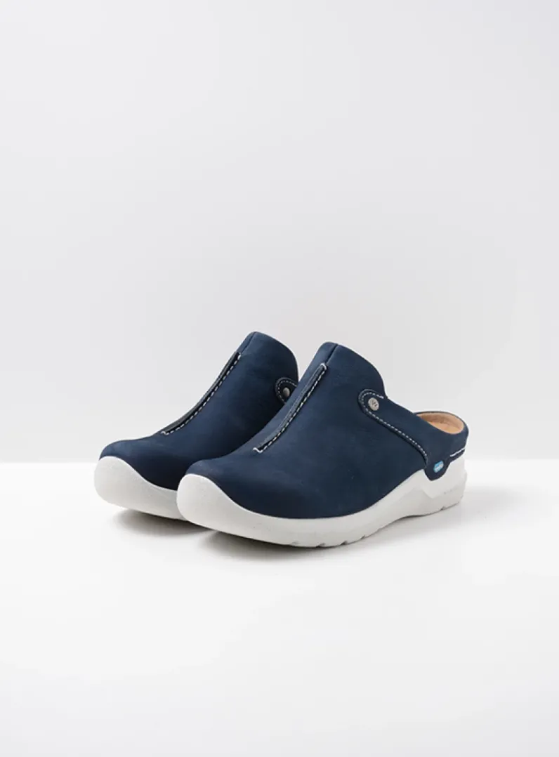 DAMES Wolky Slippers|Klompen<Holland DB - denim nubuck