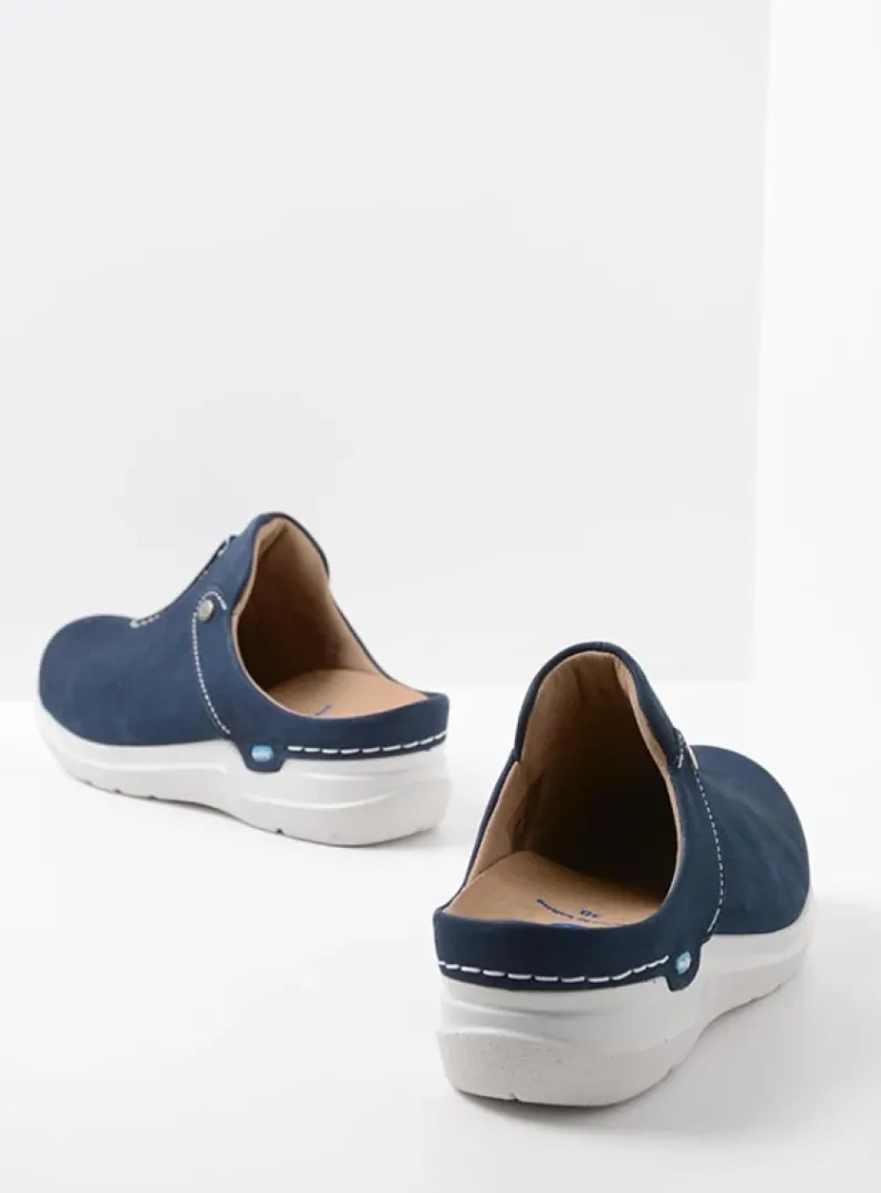 DAMES Wolky Slippers|Klompen<Holland DB - denim nubuck