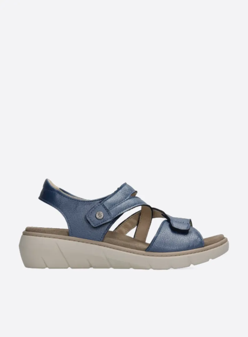 DAMES Wolky Sandalen<Ikaria - blauw leer