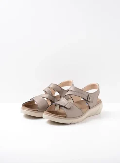 DAMES Wolky Sandalen<Ikaria - brons leer