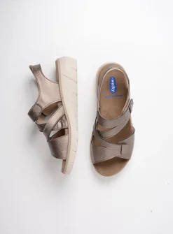 DAMES Wolky Sandalen<Ikaria - brons leer