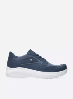 DAMES Wolky Lage Veterschoenen|Sneakers<Impact S2F - denim combi stretch leer
