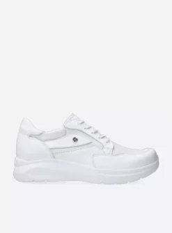 DAMES Wolky Lage Veterschoenen|Sneakers<Impact S2F - wit/gebroken combi stretch leer