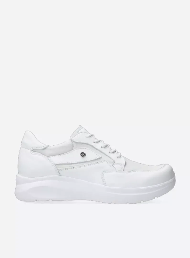 DAMES Wolky Lage Veterschoenen|Sneakers<Impact S2F - wit/gebroken combi stretch leer