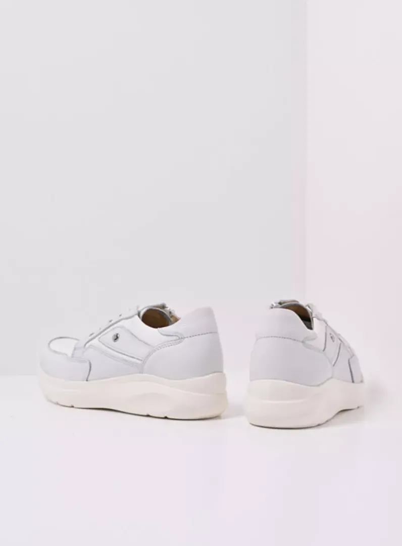 DAMES Wolky Lage Veterschoenen|Sneakers<Impact S2F - wit/gebroken combi stretch leer