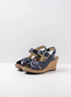 DAMES Wolky Sandalen<Ixia 2 - blauw leer