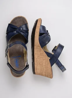 DAMES Wolky Sandalen<Ixia 2 - blauw leer