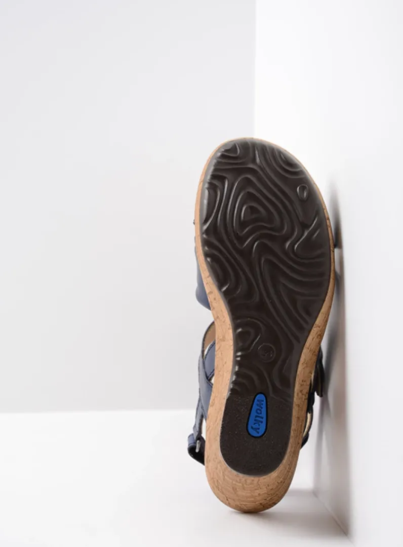 DAMES Wolky Sandalen<Ixia 2 - blauw leer