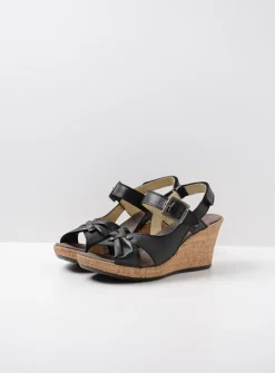 DAMES Wolky Sandalen<Ixia 2 - zwart leer