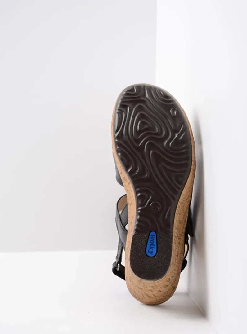 DAMES Wolky Sandalen<Ixia 2 - zwart leer
