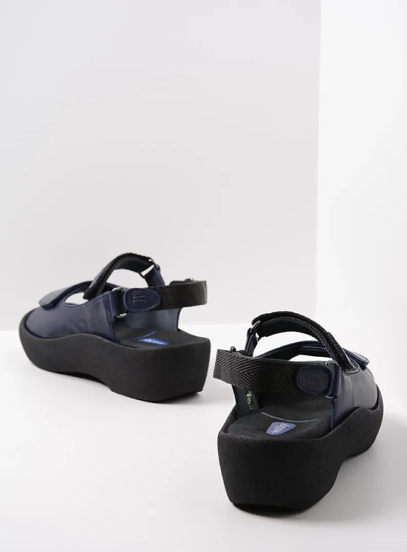 DAMES Wolky Sandalen<Jewel - blauw leer