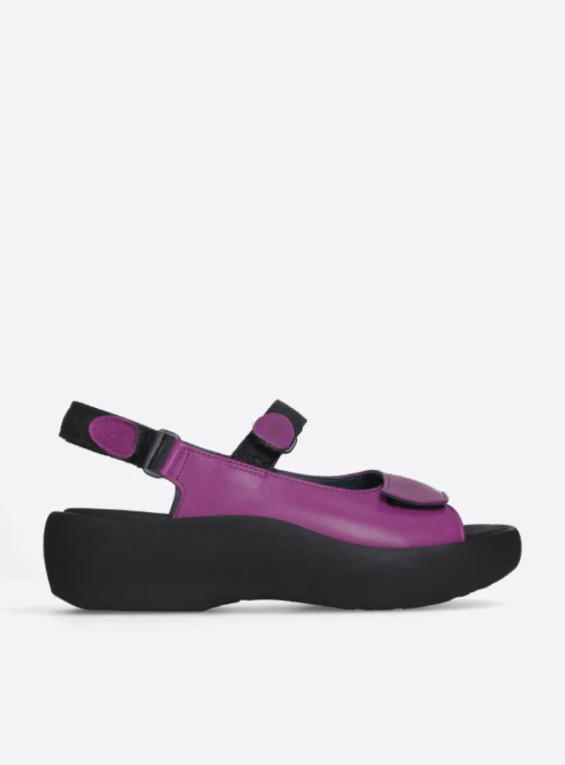 DAMES Wolky Sandalen<Jewel - fuchsia leer