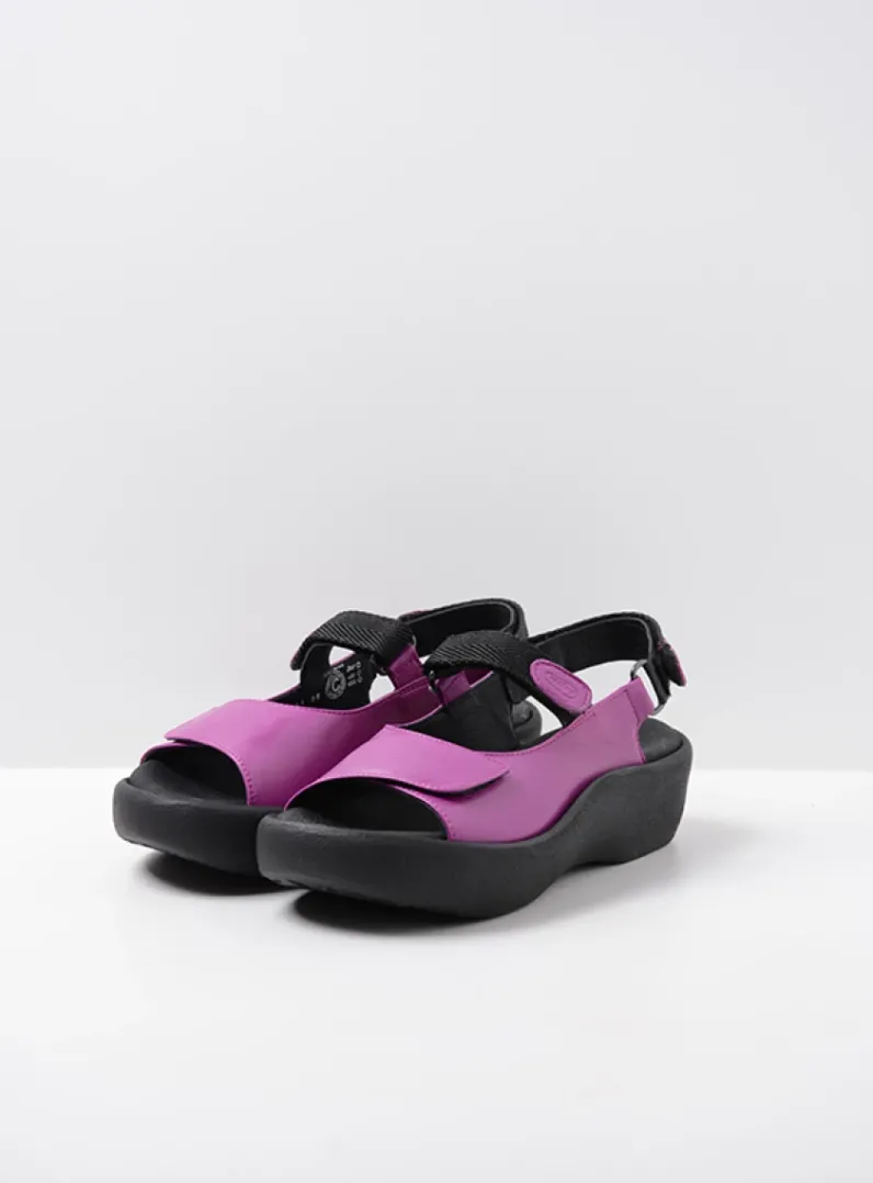 DAMES Wolky Sandalen<Jewel - fuchsia leer