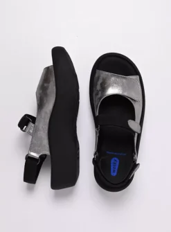 DAMES Wolky Sandalen<Jewel - grijs metallic nubuck