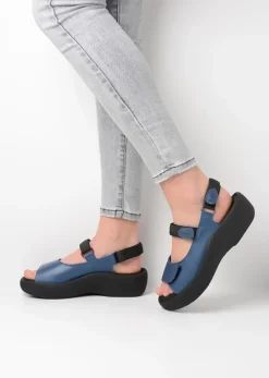 DAMES Wolky Sandalen<Jewel - jeans leer