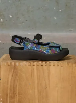 DAMES Wolky Sandalen<Jewel - jeansblauw/multi leer