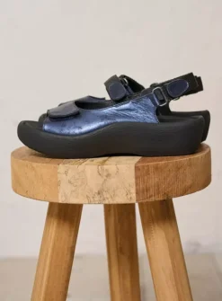 DAMES Wolky Sandalen<Jewel - marineblauw metallic nubuck