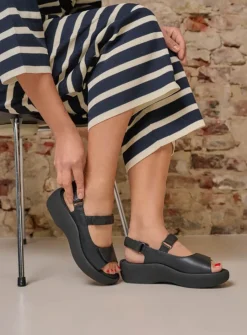 DAMES Wolky Sandalen<Jewel - zwart leer