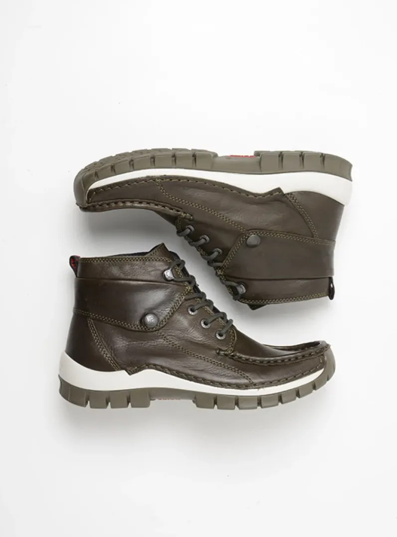 DAMES Wolky Hoge Veterschoenen|Herfst/Winter<Jump - cactus leer