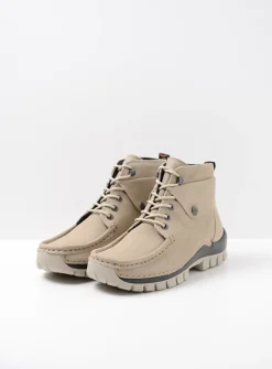DAMES Wolky Hoge Veterschoenen|Herfst/Winter<Jump - safari nubuck
