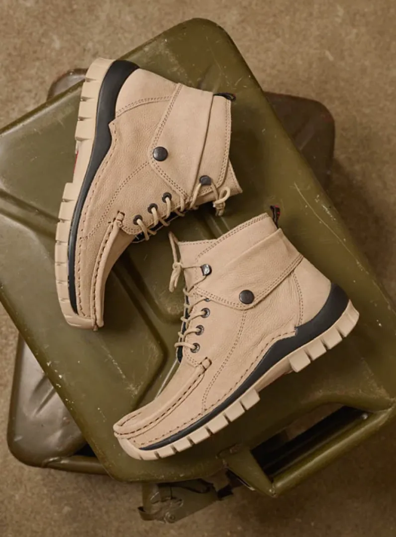 DAMES Wolky Hoge Veterschoenen|Herfst/Winter<Jump - safari nubuck