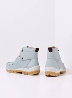 DAMES Wolky Hoge Veterschoenen<Jump Summer - lichtblauw leer