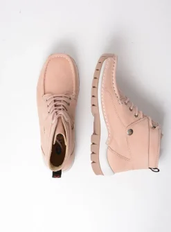 DAMES Wolky Hoge Veterschoenen<Jump Summer - nude nubuck