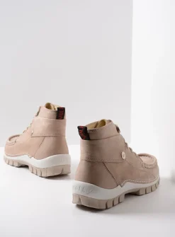 DAMES Wolky Hoge Veterschoenen<Jump Summer - safari nubuck