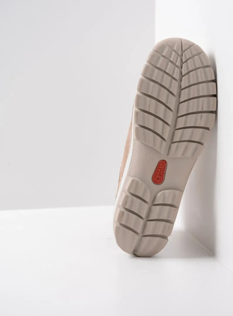 DAMES Wolky Hoge Veterschoenen<Jump Summer - safari nubuck