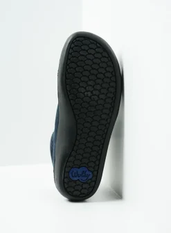 Heren Wolky Veterschoenen Heren|Nette Schoenen Heren<Kansas Men - blauw nubuck