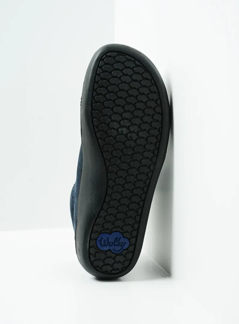 Heren Wolky Veterschoenen Heren|Nette Schoenen Heren<Kansas Men - blauw nubuck