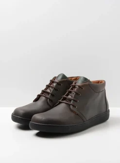 Heren Wolky Veterschoenen Heren|Nette Schoenen Heren<Kansas Men - bruin leer