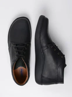 Heren Wolky Veterschoenen Heren|Nette Schoenen Heren<Kansas Men - zwart leer