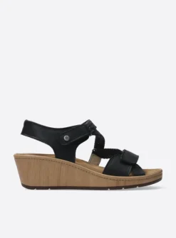 DAMES Wolky Sandalen<La Jolla - zwart leer