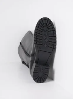 DAMES Wolky Lange Laarzen|Herfst/Winter<Lascana F2F - zwart leer