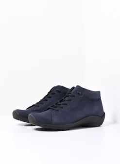 DAMES Wolky Lage Veterschoenen|Herfst/Winter<Louise - blauw nubuck