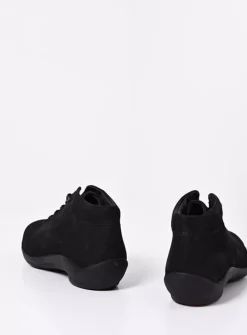 DAMES Wolky Lage Veterschoenen|Herfst/Winter<Louise - zwart nubuck