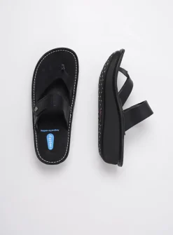 DAMES Wolky Slippers<Martinique - zwart leer