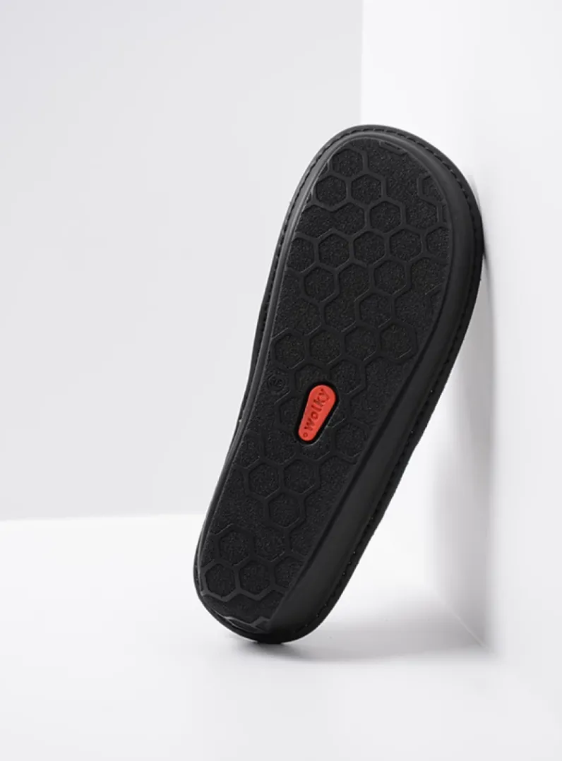 DAMES Wolky Slippers<Martinique - zwart leer