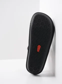 DAMES Wolky Slippers<Martinique - zwart/blauw suede