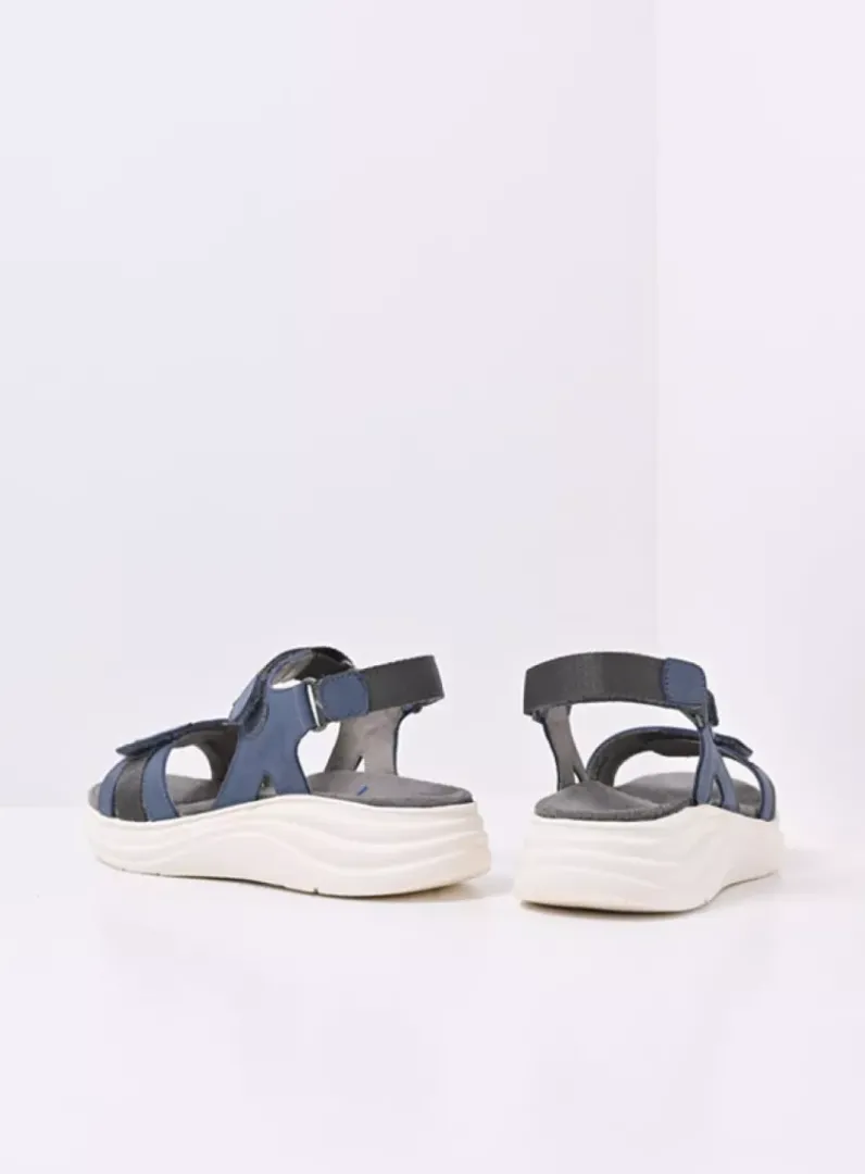 DAMES Wolky Sandalen<Miku - jeans nubuck