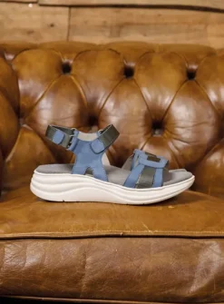 DAMES Wolky Sandalen<Miku - jeans nubuck