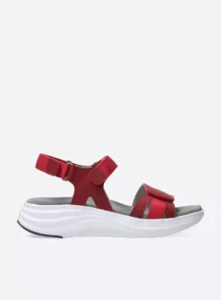DAMES Wolky Sandalen<Miku - rood nubuck