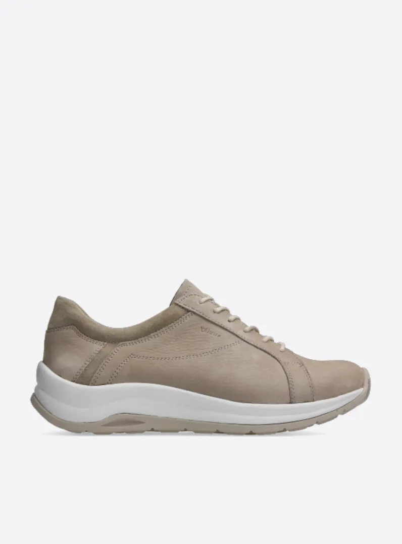 DAMES Wolky Lage Veterschoenen|Wandelschoenen<Milton - safari nubuck