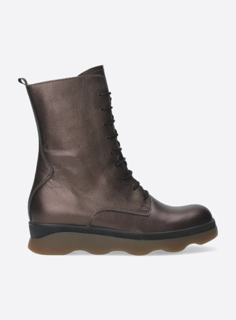 DAMES Wolky Veterlaarzen|Herfst/Winter<Mito - brons leer