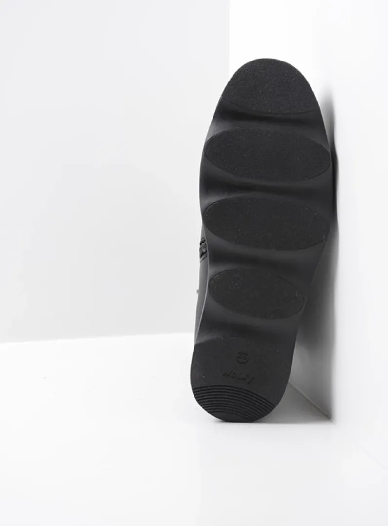 DAMES Wolky Veterlaarzen|Herfst/Winter<Mito - zwart leer